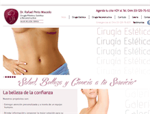 Tablet Screenshot of drpintocirugiaplastica.com